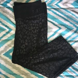 VS Pink Cheetah Capris